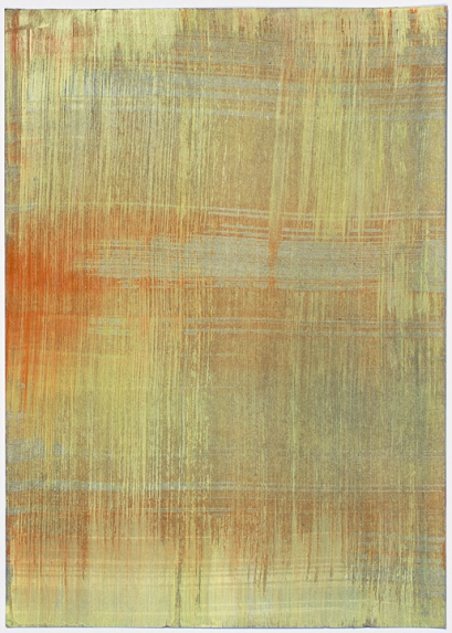 Winter-Papers 2012/13, (1.12.12), Acryl auf Papier, ca. 29,5 x 20,8 cm