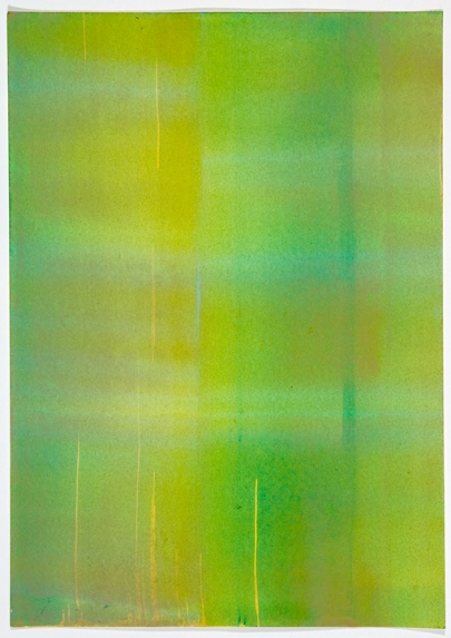 Winter-Papers 2007, No. 7 (5.1.07), Acryl auf Papier, ca. 29,5 x 20,8 cm