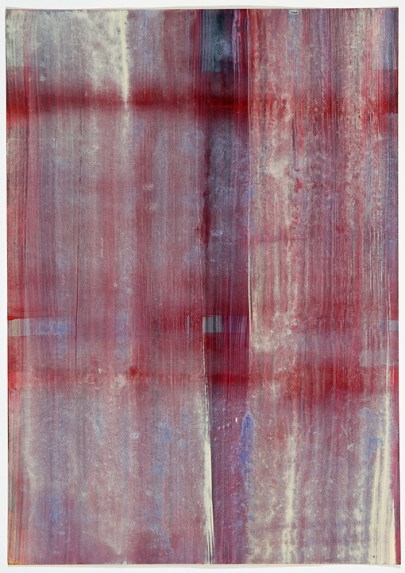 Summer-Papers 2006, No. 100 (28.8.06), Acryl auf Papier, ca. 29,5 x 20,8 cm