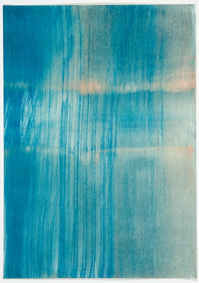 Winter-Papers 2007, No. 25 , Acryl auf Papier, ca. 29,5 x 20,8 cm