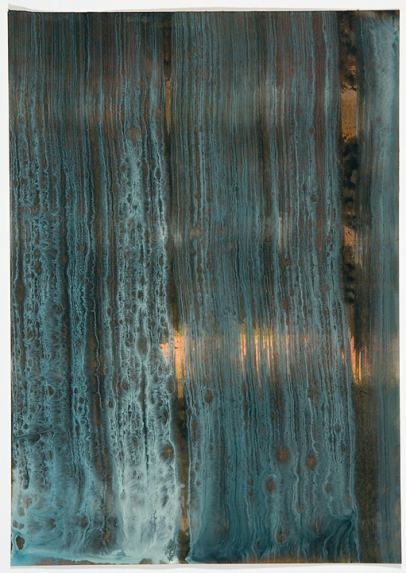 Winter-Papers 2006/07, No. 19 (8.1.07), Acryl auf Papier, ca. 29,5 x 20,8 cm