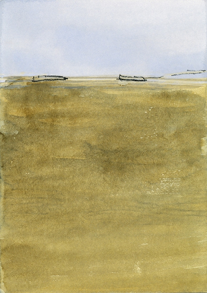 Spring-Papers 2013/ Drawings/ Haikus, 23.5., No. 3, Mischtechnik auf Papier, 29,5 x 21 cm