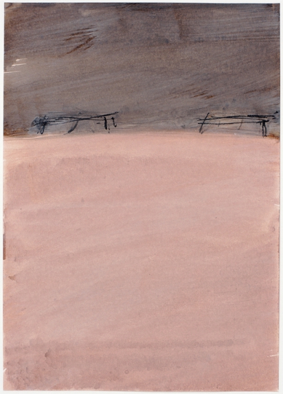 Winter-Papers 2012/13, Drawings. (2.11.), Mischtechnik auf Papier, ca. 29,5 x 20,8 cm