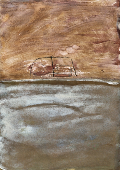 Autumn-Papers 2010/ Drawings, No. 10 (2.11.), Mischtechnik auf Papier, 29,5 x 21 cm
