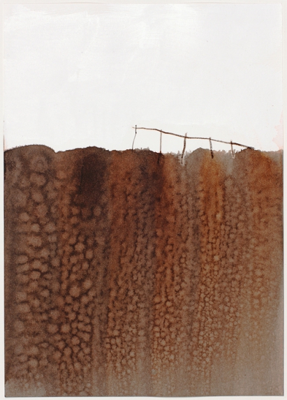 Winter-Papers 2010/11, Bossa III (1.12.), Mischtechnik auf Papier, ca. 29,5 x 20,8 cm