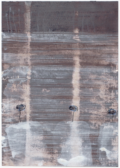 Winter-Papers 2008/09, Drawings. Nr. 14 (12.11.), Mischtechnik auf Papier, ca. 29,5 x 20,8 cm