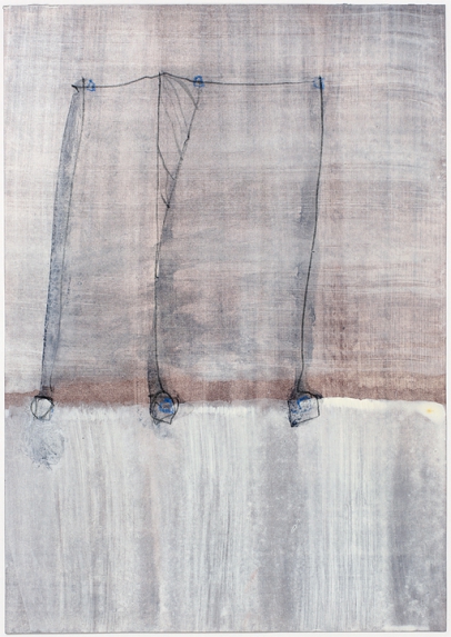 Winter-Papers 2008/09, Drawings. Nr. 2 (12.11.), Mischtechnik auf Papier, ca. 29,5 x 20,8 cm