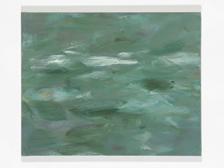 Kleine Wasserlandschaft (II), 1991, Öl auf BW, 40 x 50 cm