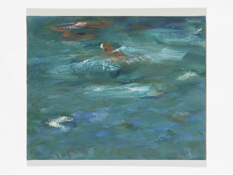 Kleine Wasserlandschaft (I), 1991, Öl auf BW, 40 x 50 cm