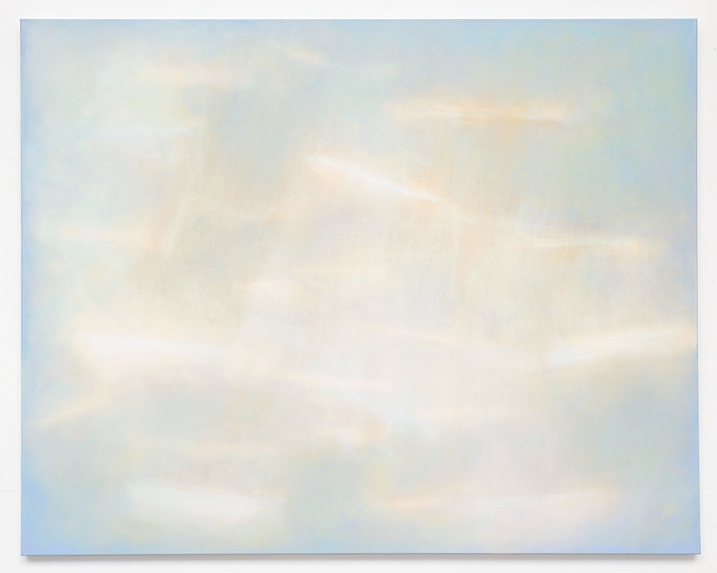 Yellow-and-blue Story, 2014, Acryl, Nessel, 135 x 170 cm