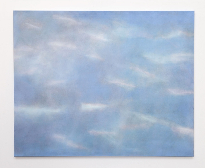 Blue-Story, 2014, Acryl, Nessel, 130 x 160 cm
