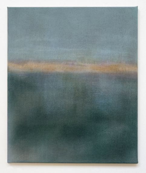 Horizonte/Solist III, Winter 2019, Acryl/Leinen, 60 x 50 cm