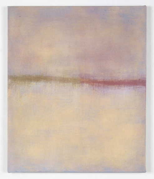 Horizonte/Solist I, Winter 2019, Acryl/Leinen, 60 x 50 cm (licht)